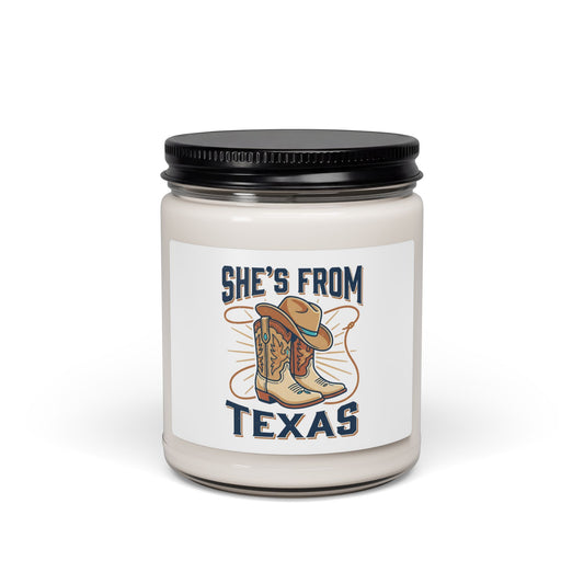 She’s From Texas Candle | Lone Star Cowgirl Soy Candle