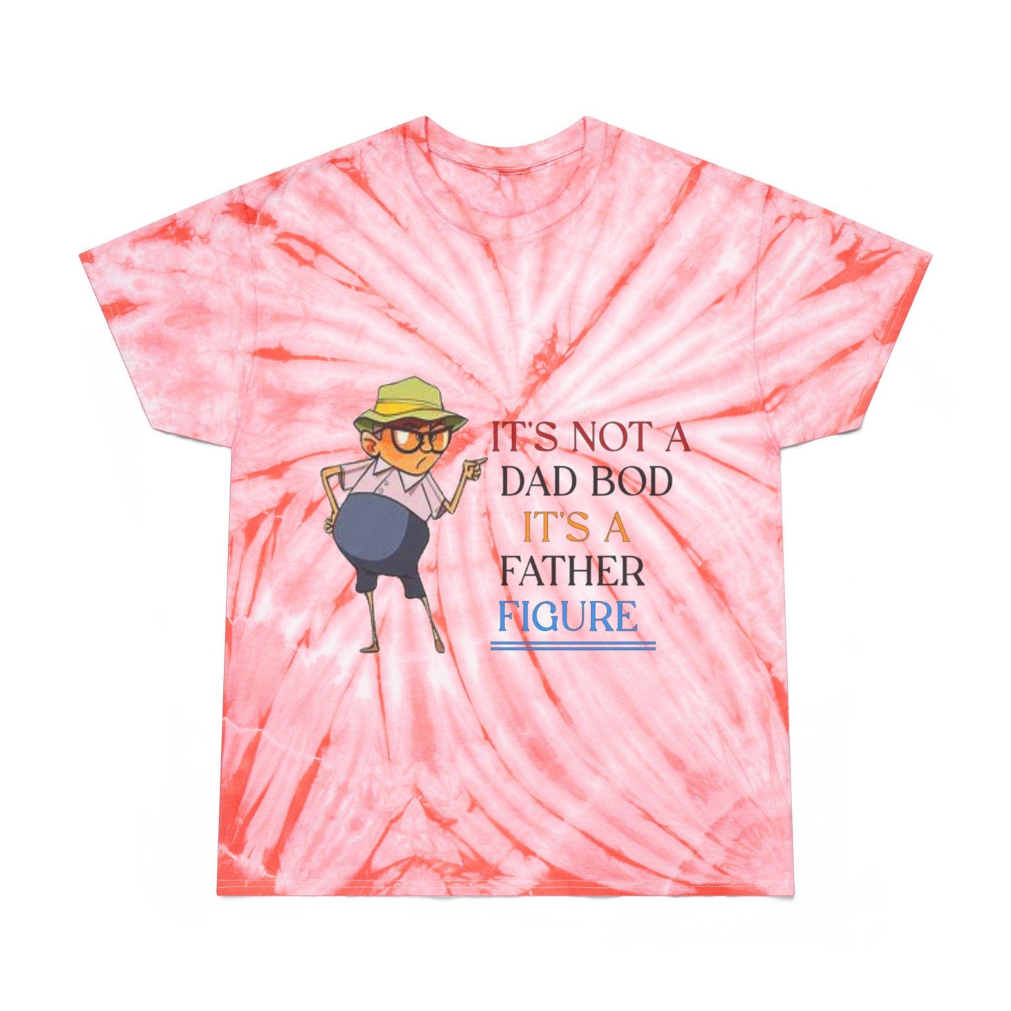 Cyclone Tie-Dye Tee - Unique Gift for Dads, Casual Summer Wear, Gift for Men. Father's Day Present, Trendy Tie-Dye Shirt, Beach Vibes Shirt,