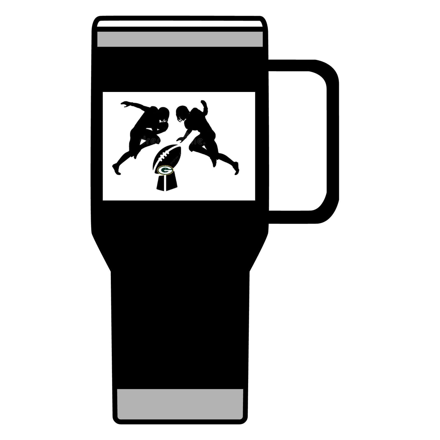 Green Bay Packers Travel Mug - 20oz Football Thermos for Game Day