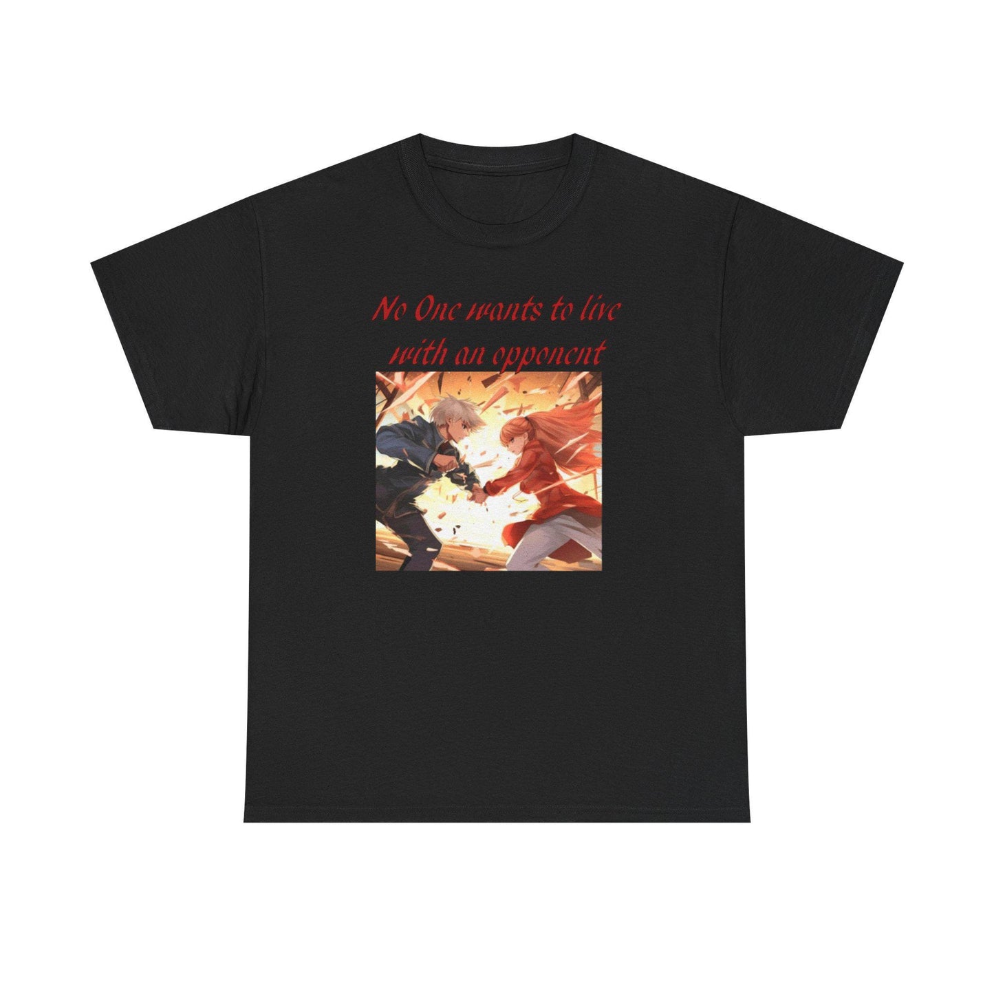 Anime-Inspired Tee - Motivational Quotes for Fans