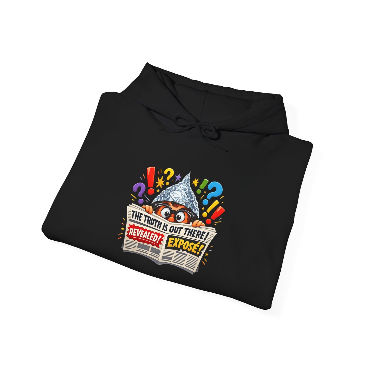 Mundane Mystery 'Exposé' Hoodie | funny conspiracy, stamped fact