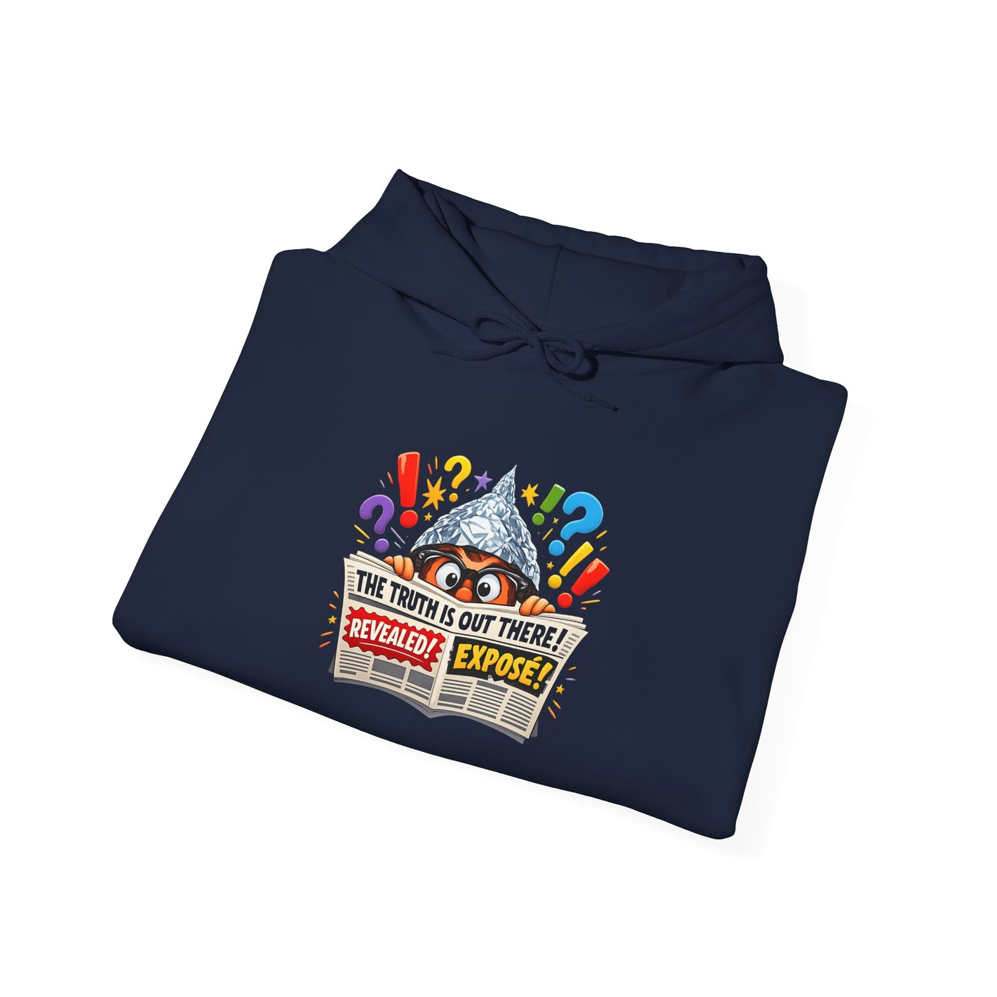 Mundane Mystery 'Exposé' Hoodie | funny conspiracy, stamped fact