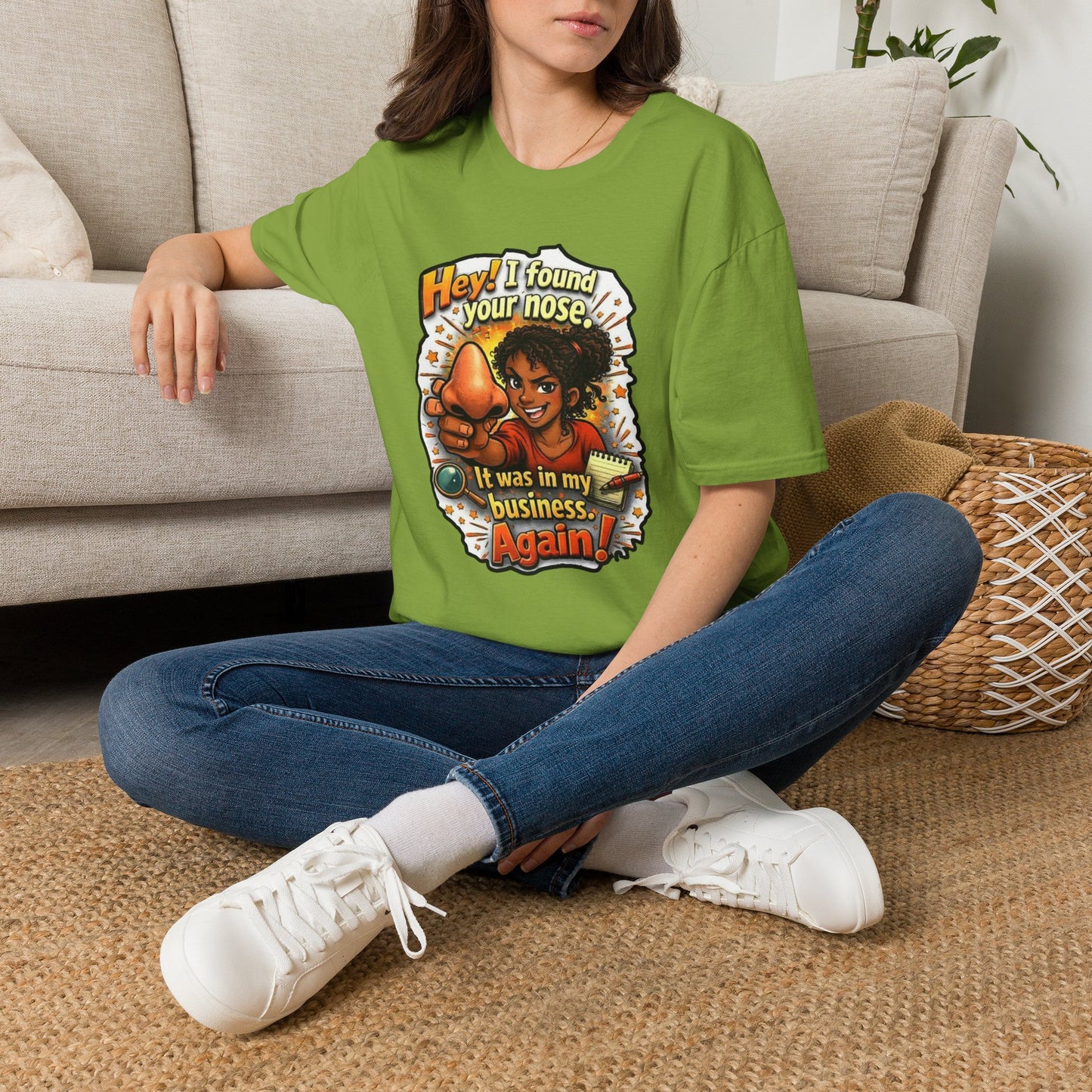 Funny 'Hey I Found Your Nose — It Was In My Business Again' T-Shirt