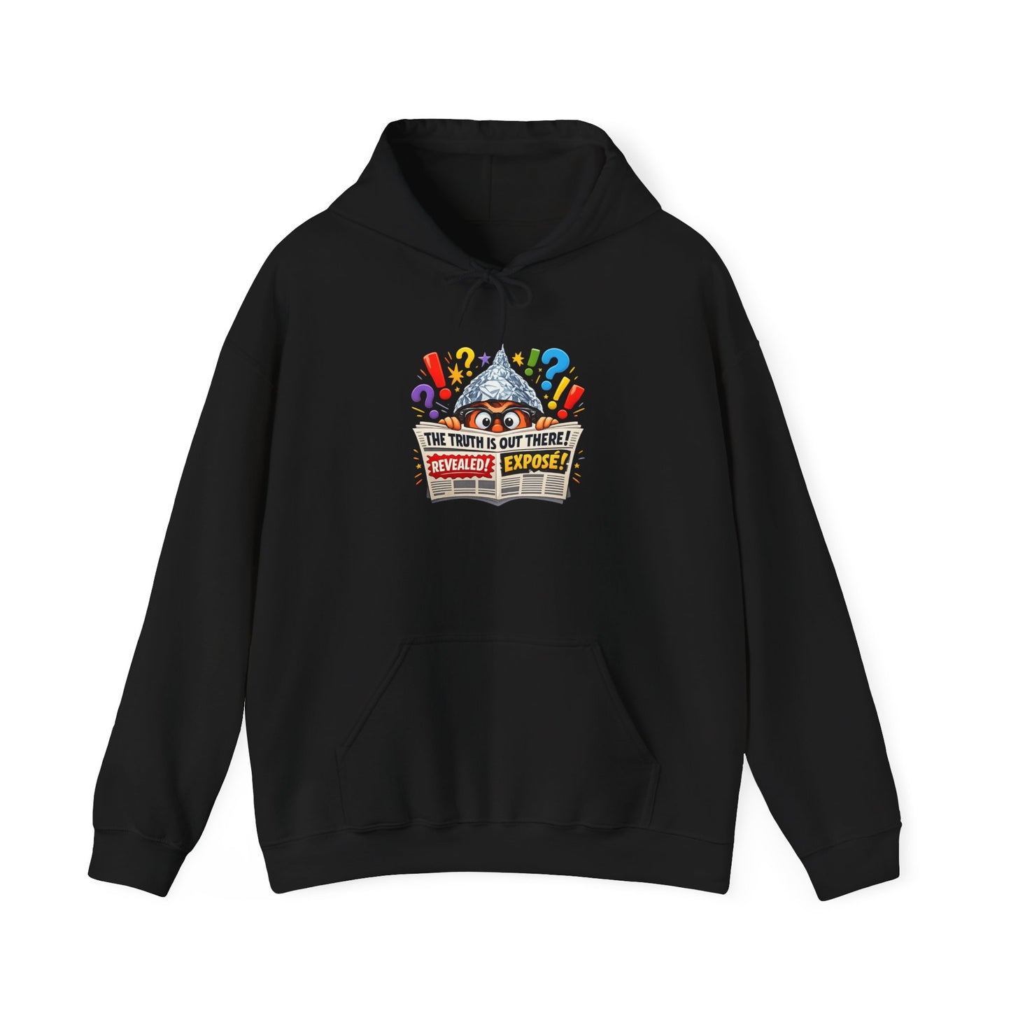 Mundane Mystery 'Exposé' Hoodie | funny conspiracy, stamped fact