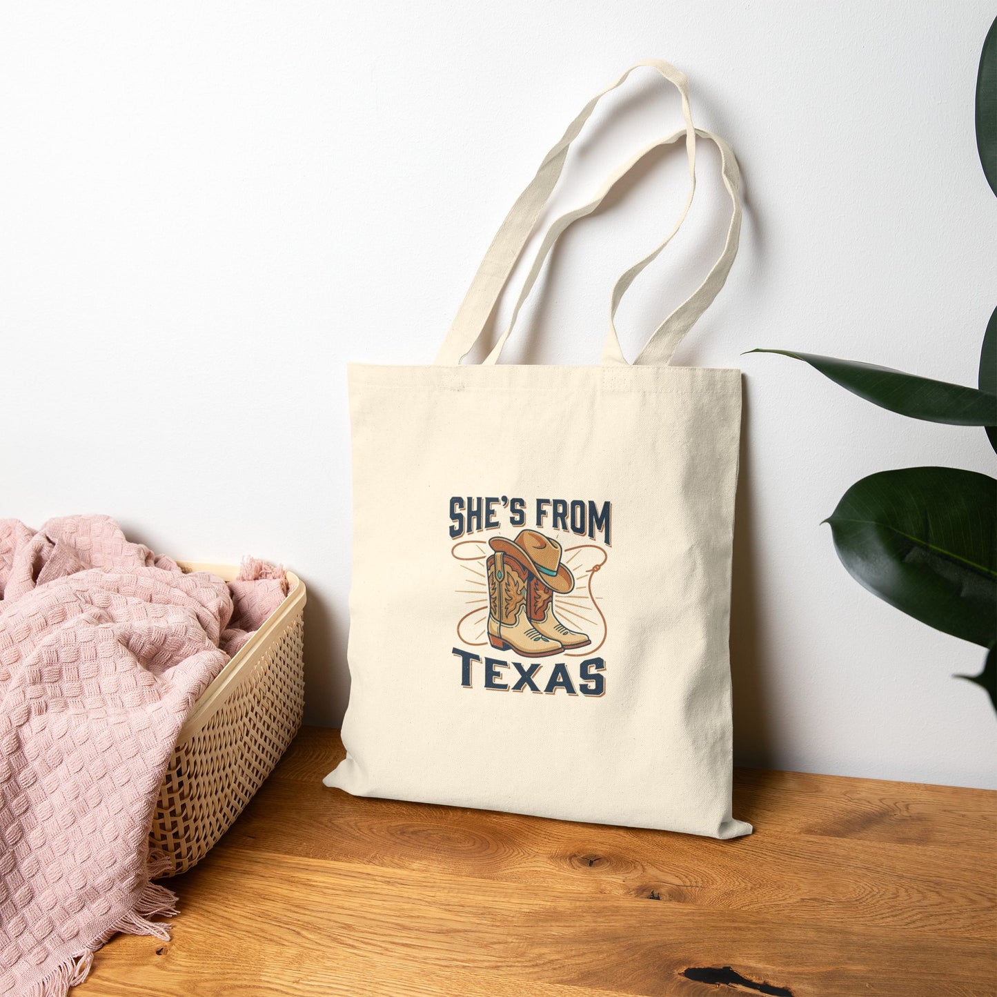 She’s From Texas Tote | Lone Star, cowgirl, southern state pride