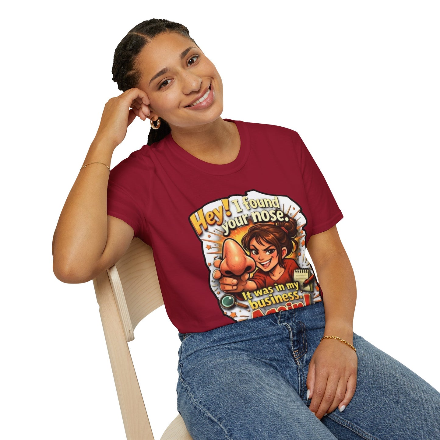 Funny 'I Found Your Nose' T-Shirt — Vintage Cartoon Graphic