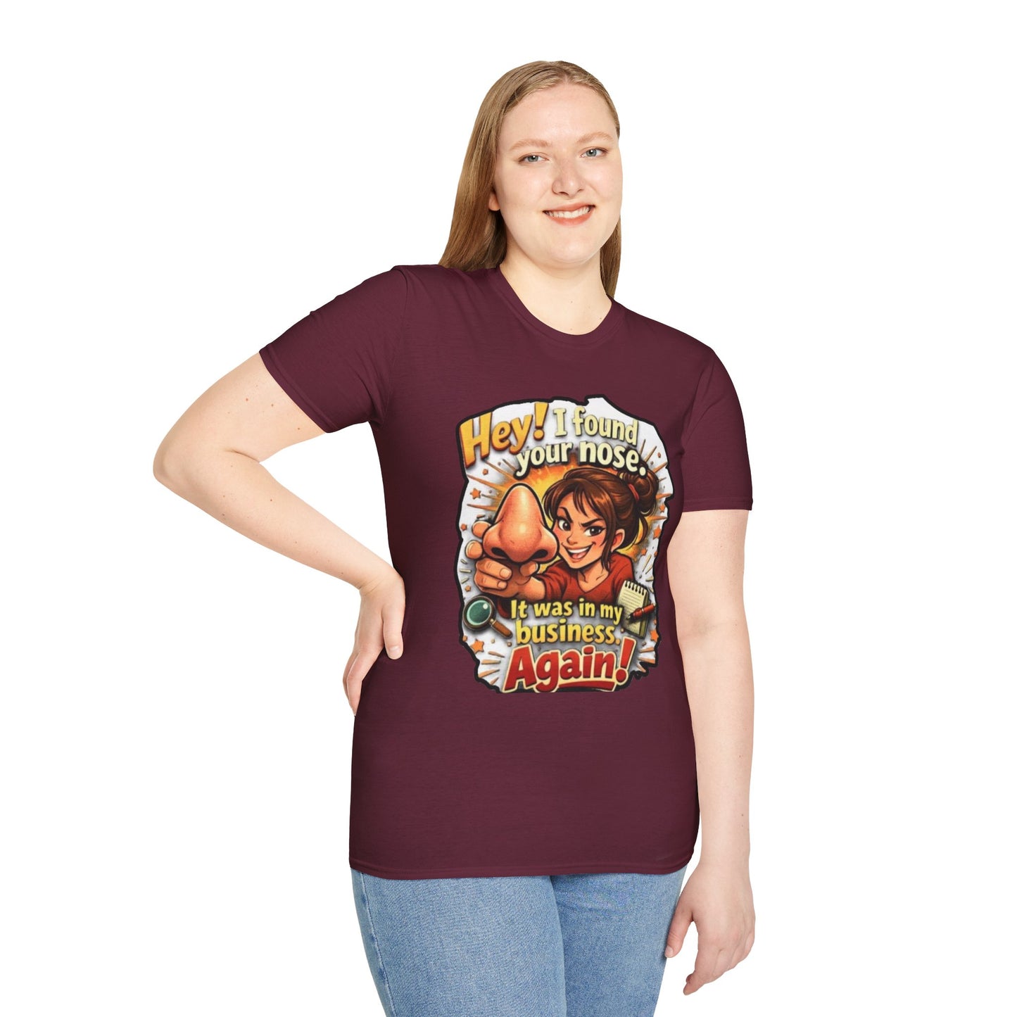 Funny 'I Found Your Nose' T-Shirt — Vintage Cartoon Graphic
