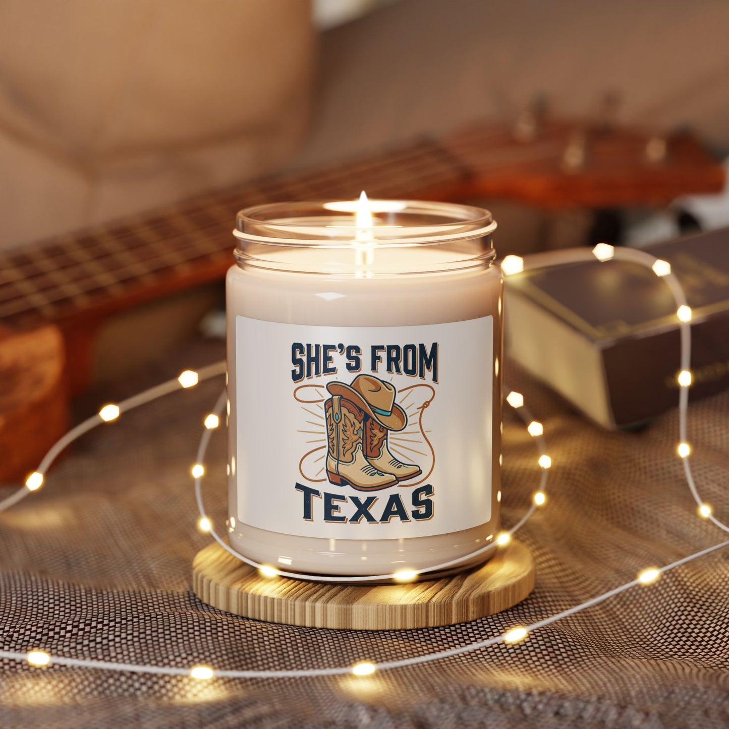 She’s From Texas Candle | Lone Star Cowgirl Soy Candle