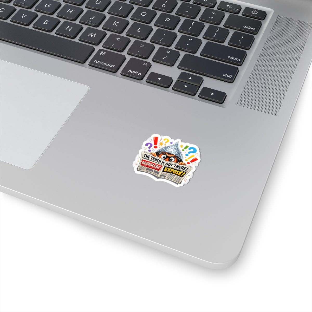 The Truth Is Out There Sticker | funny conspiracy, stamped fact