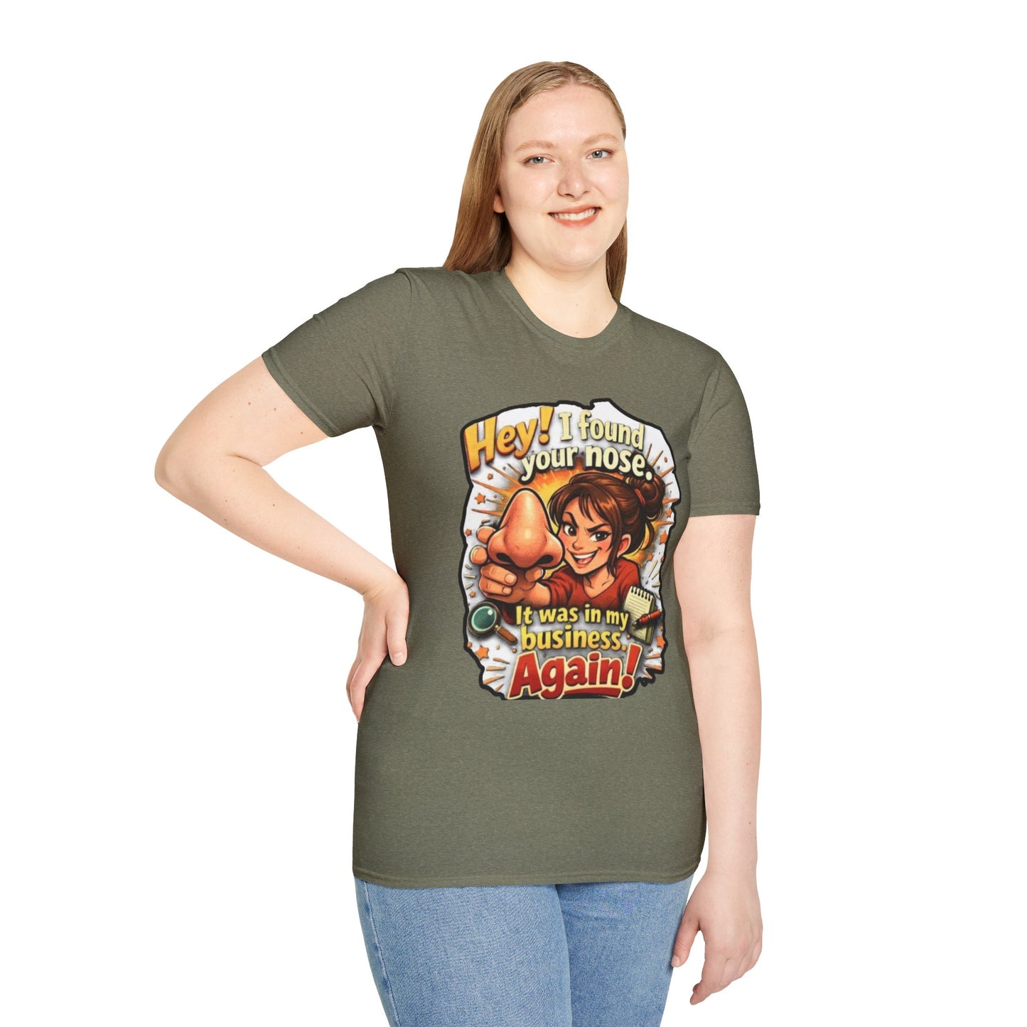 Funny 'I Found Your Nose' T-Shirt — Vintage Cartoon Graphic