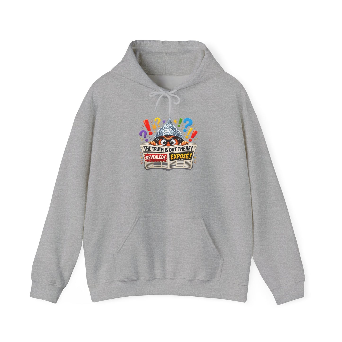 Mundane Mystery 'Exposé' Hoodie | funny conspiracy, stamped fact