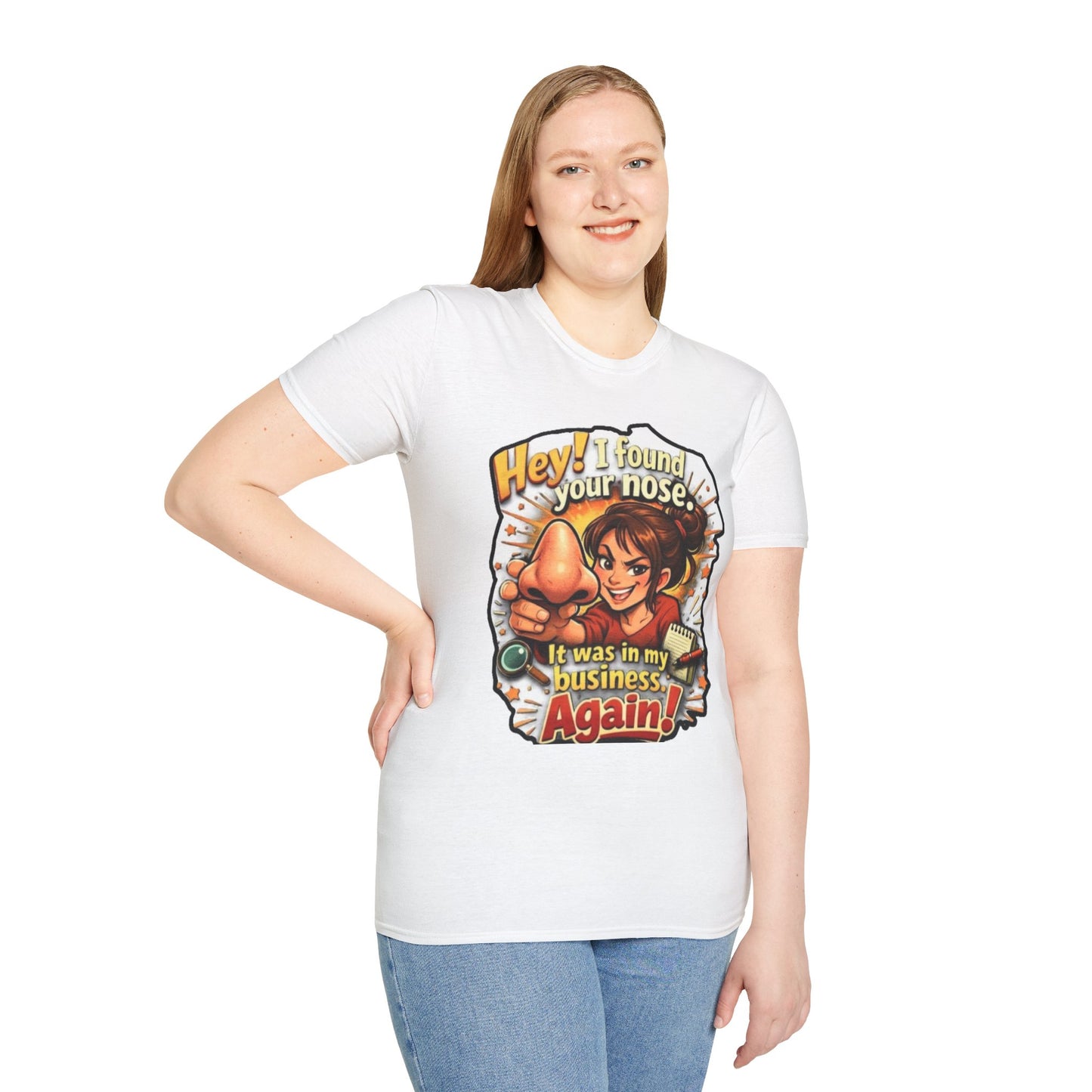 Funny 'I Found Your Nose' T-Shirt — Vintage Cartoon Graphic