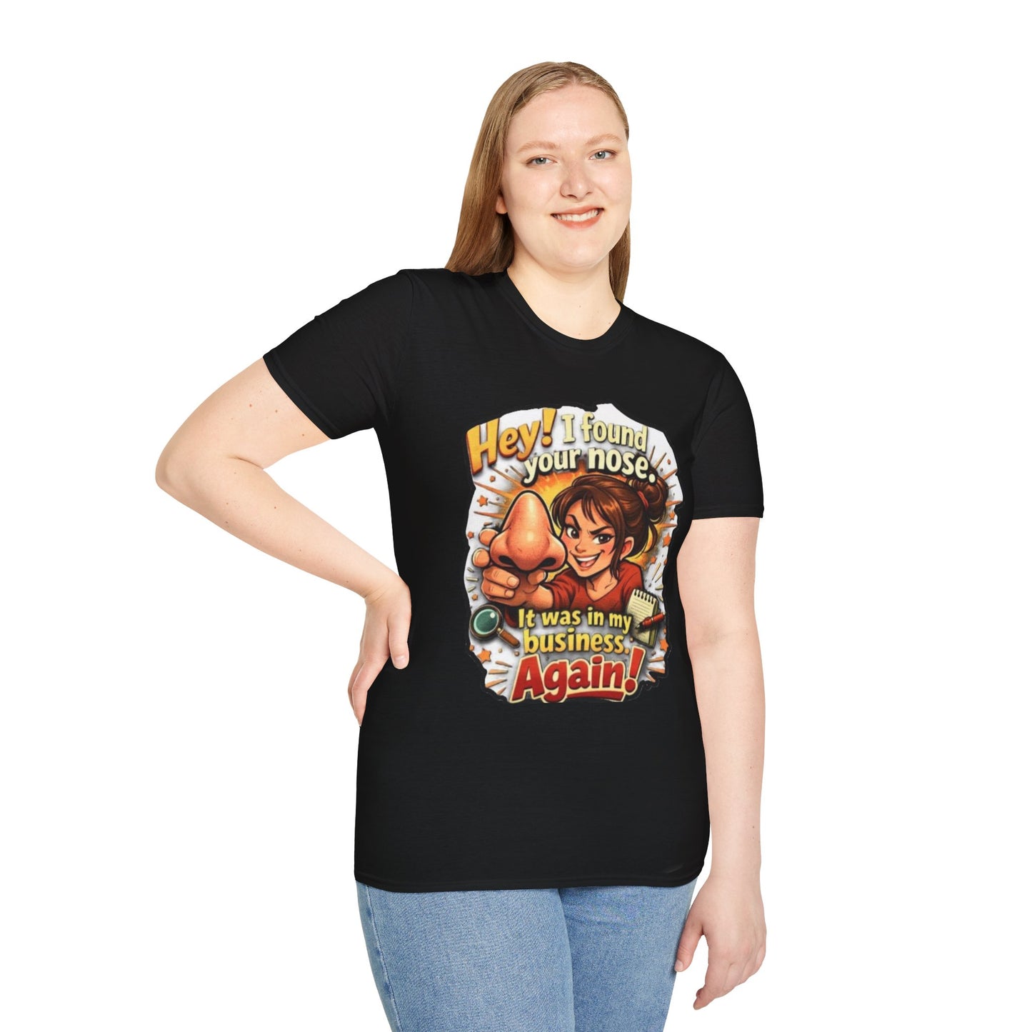 Funny 'I Found Your Nose' T-Shirt — Vintage Cartoon Graphic