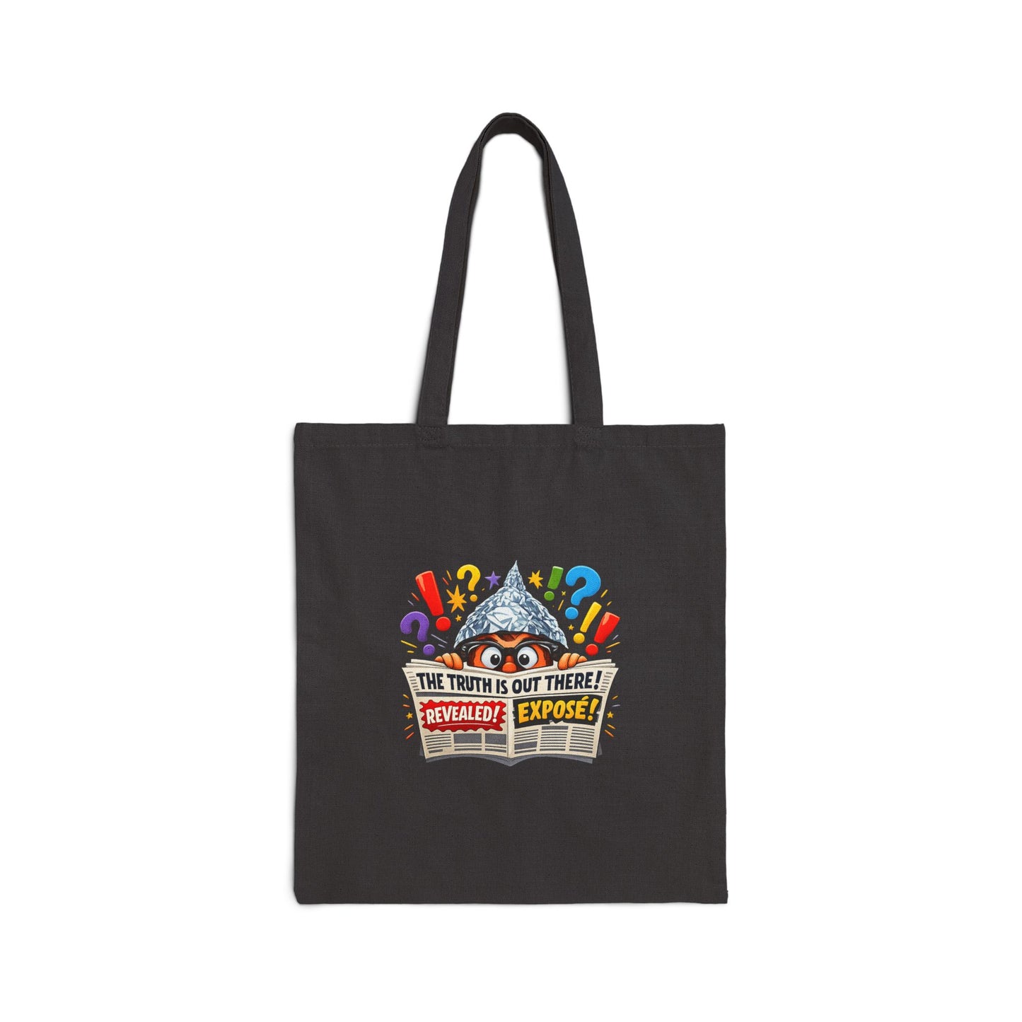 Mundane Mystery 'Exposed' Tote | funny conspiracy, stamped fact