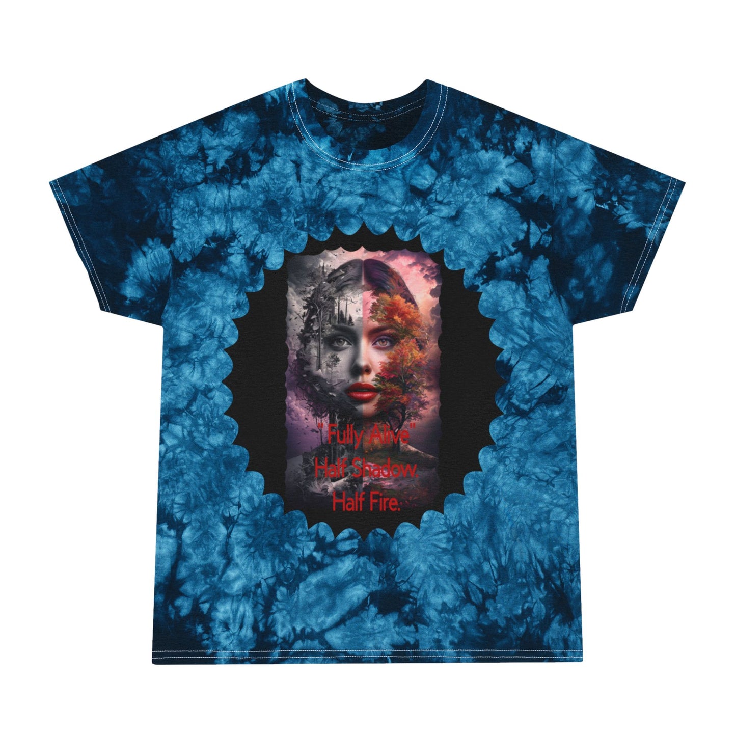 Bohemian Vibe Tie-Dye Tee, Crystal Shirt for Artistic Souls
