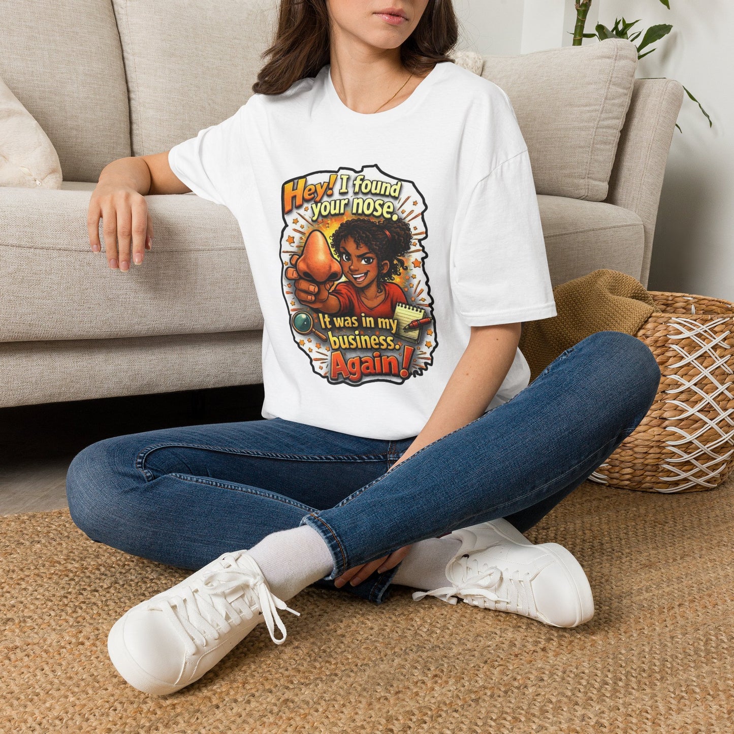 Funny 'Hey I Found Your Nose — It Was In My Business Again' T-Shirt
