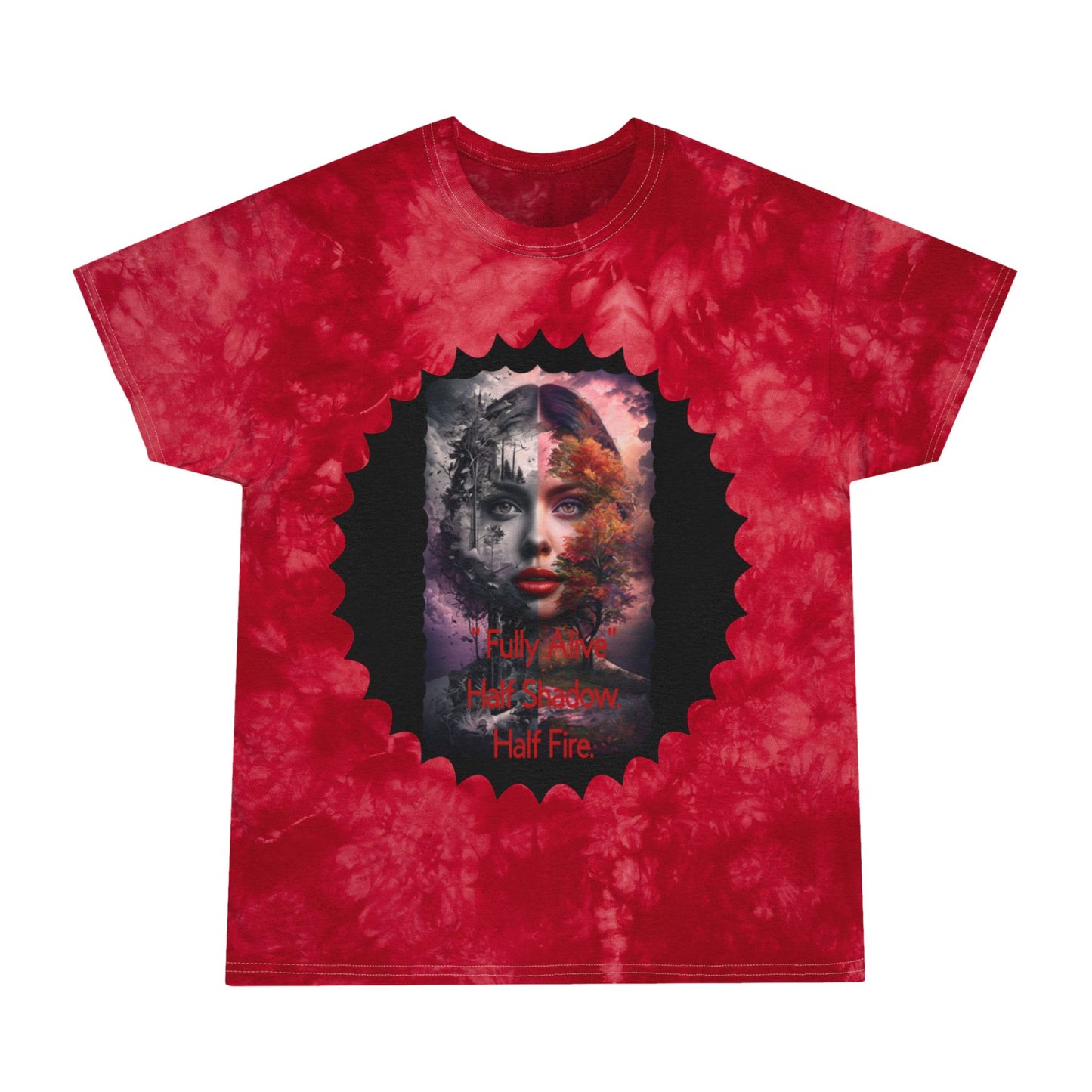 Bohemian Vibe Tie-Dye Tee, Crystal Shirt for Artistic Souls