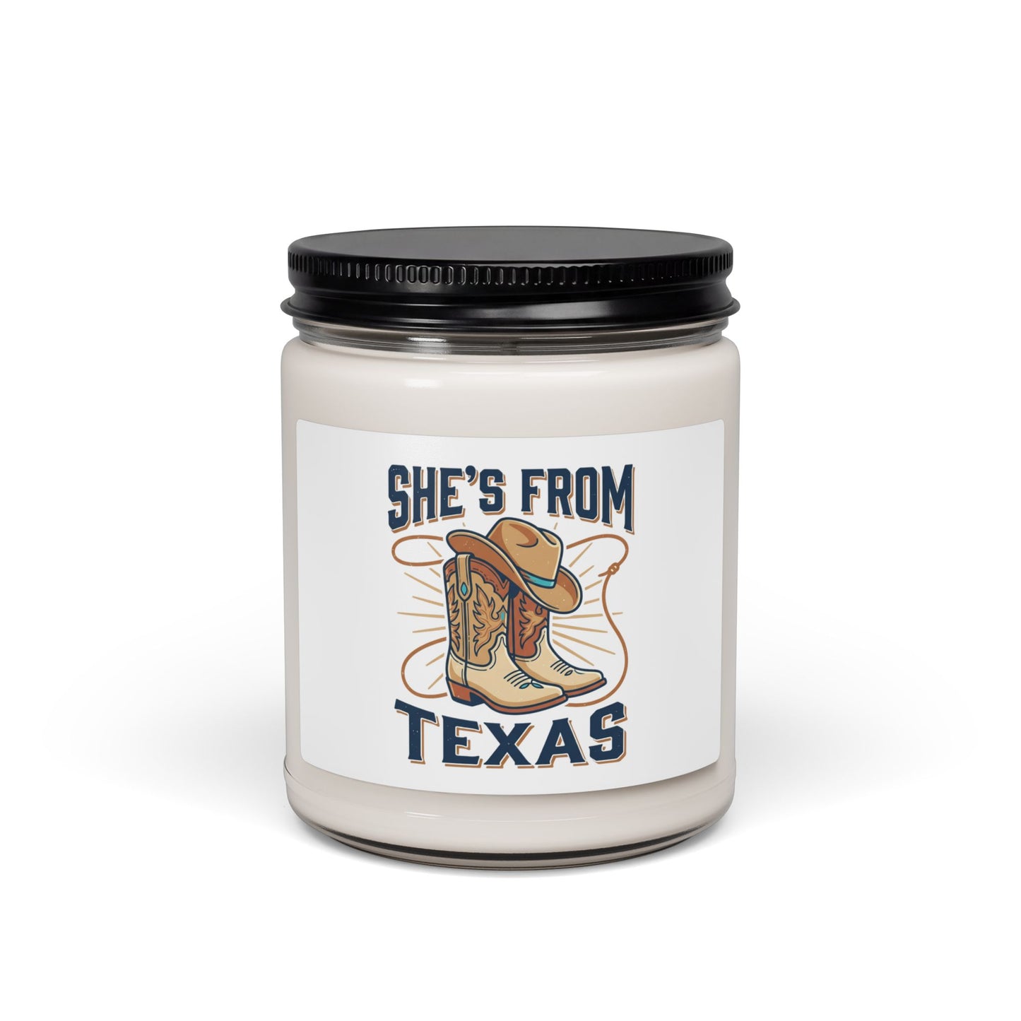 She’s From Texas Candle | Lone Star Cowgirl Soy Candle