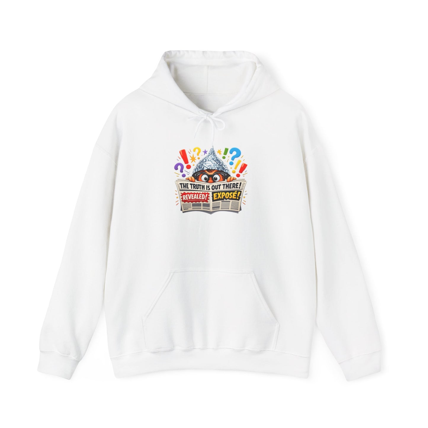 Mundane Mystery 'Exposé' Hoodie | funny conspiracy, stamped fact