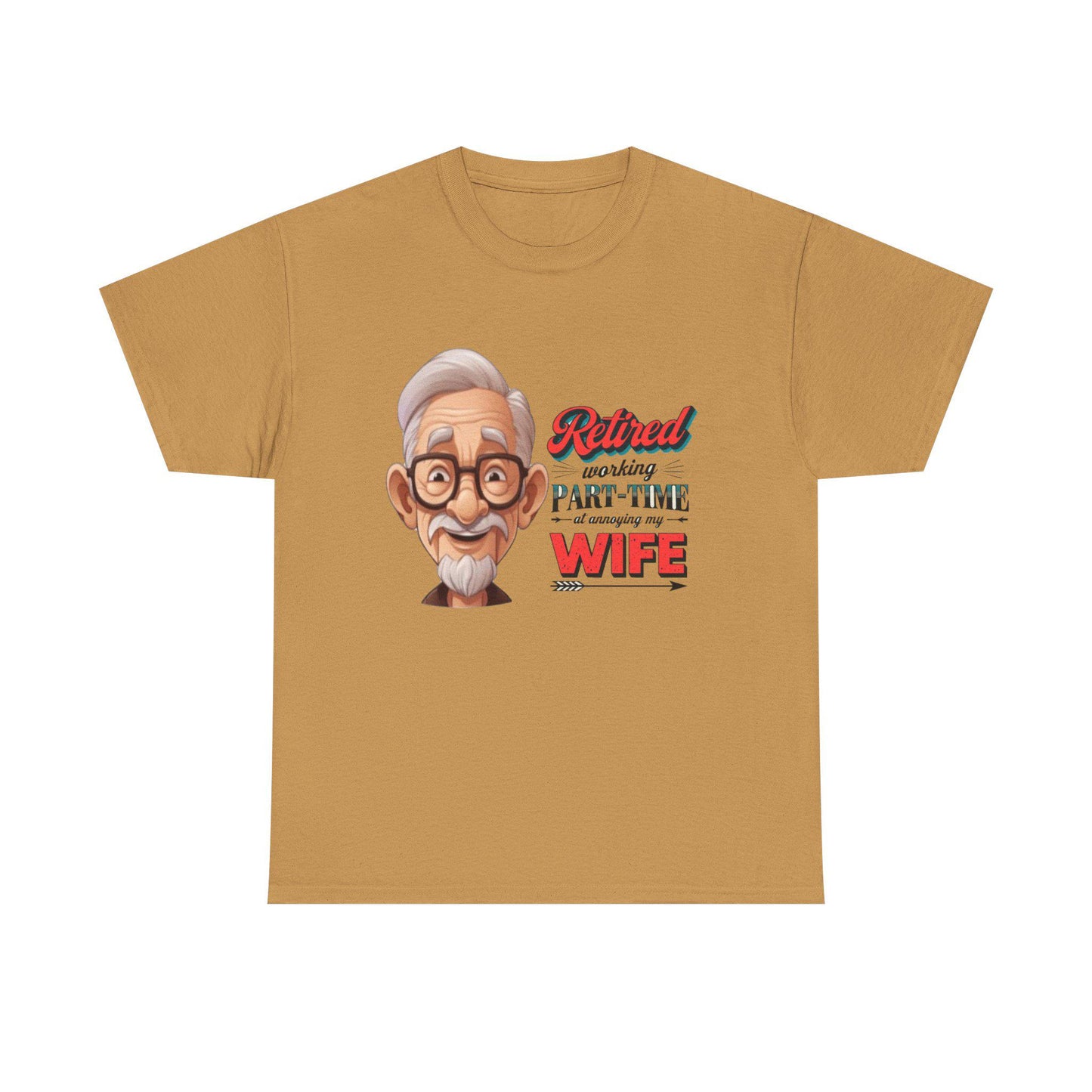 Funny Heavy Cotton Tee - Humorous Unisex T-Shirt, Joke Graphic Tee, Sarcastic Shirt, Cool Shirt Gift, Lightweight Cotton Tee