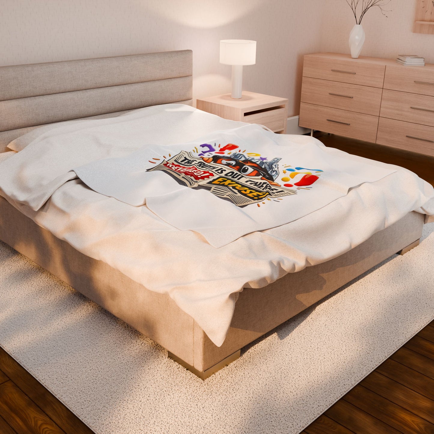 The Truth Is Out There Plush Blanket | funny conspiracy, stamped fact