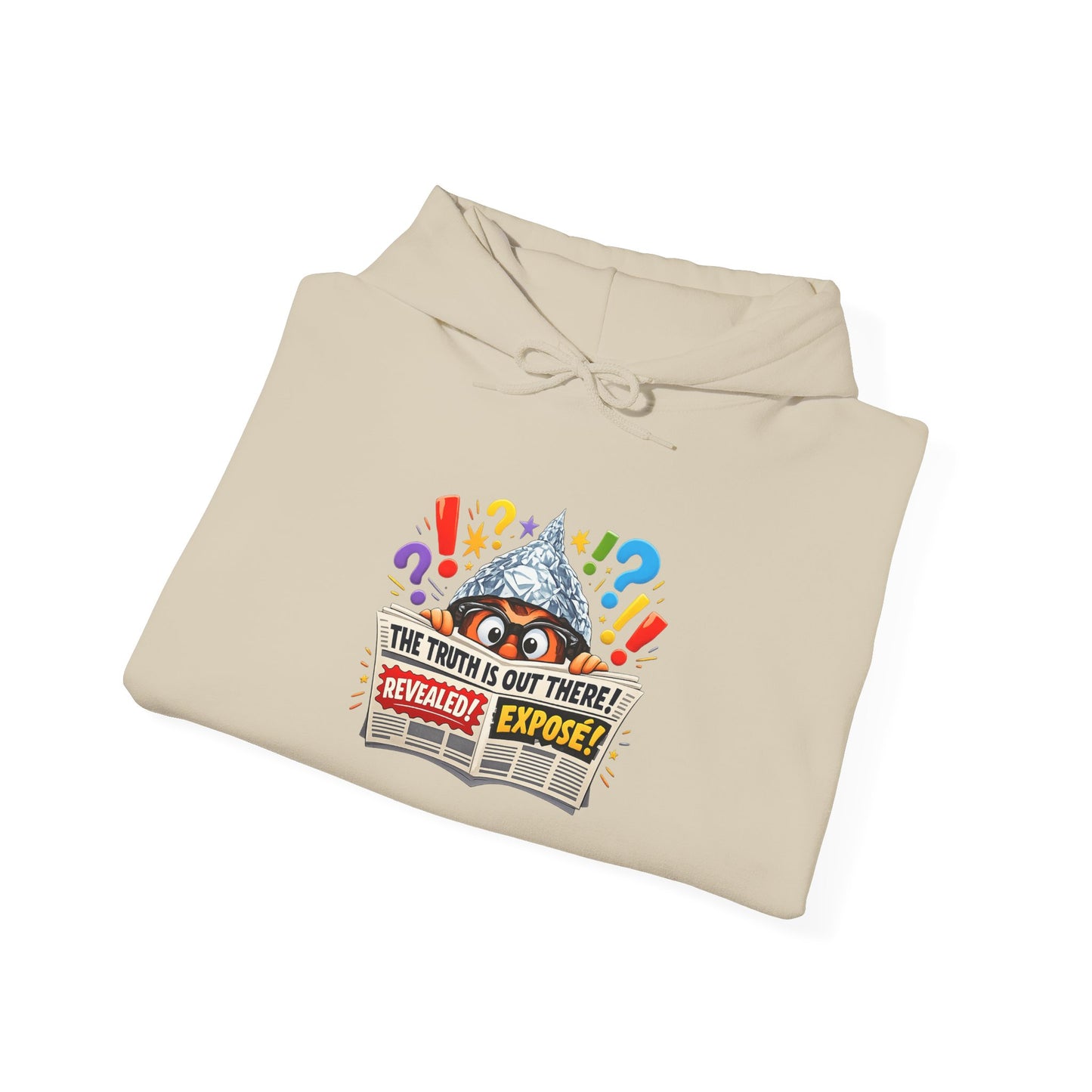 Mundane Mystery 'Exposé' Hoodie | funny conspiracy, stamped fact