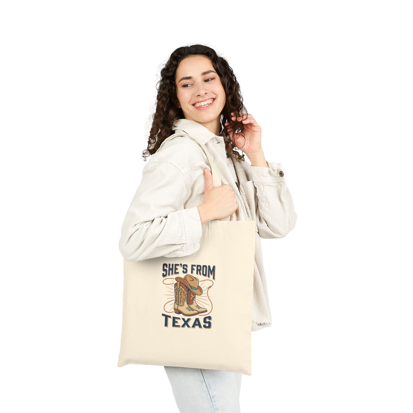 She’s From Texas Tote | Lone Star, cowgirl, southern state pride