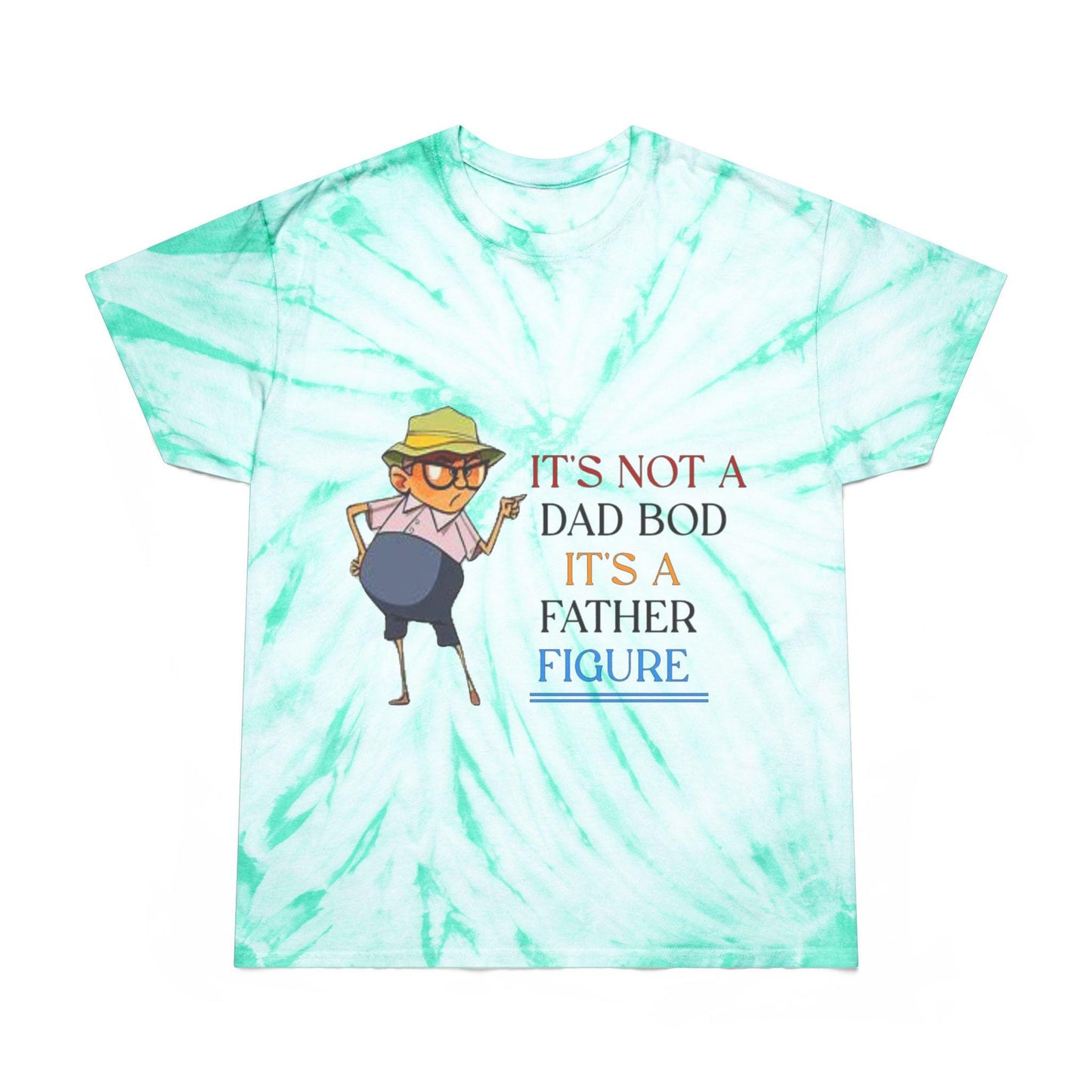 Cyclone Tie-Dye Tee - Unique Gift for Dads, Casual Summer Wear, Gift for Men. Father's Day Present, Trendy Tie-Dye Shirt, Beach Vibes Shirt,