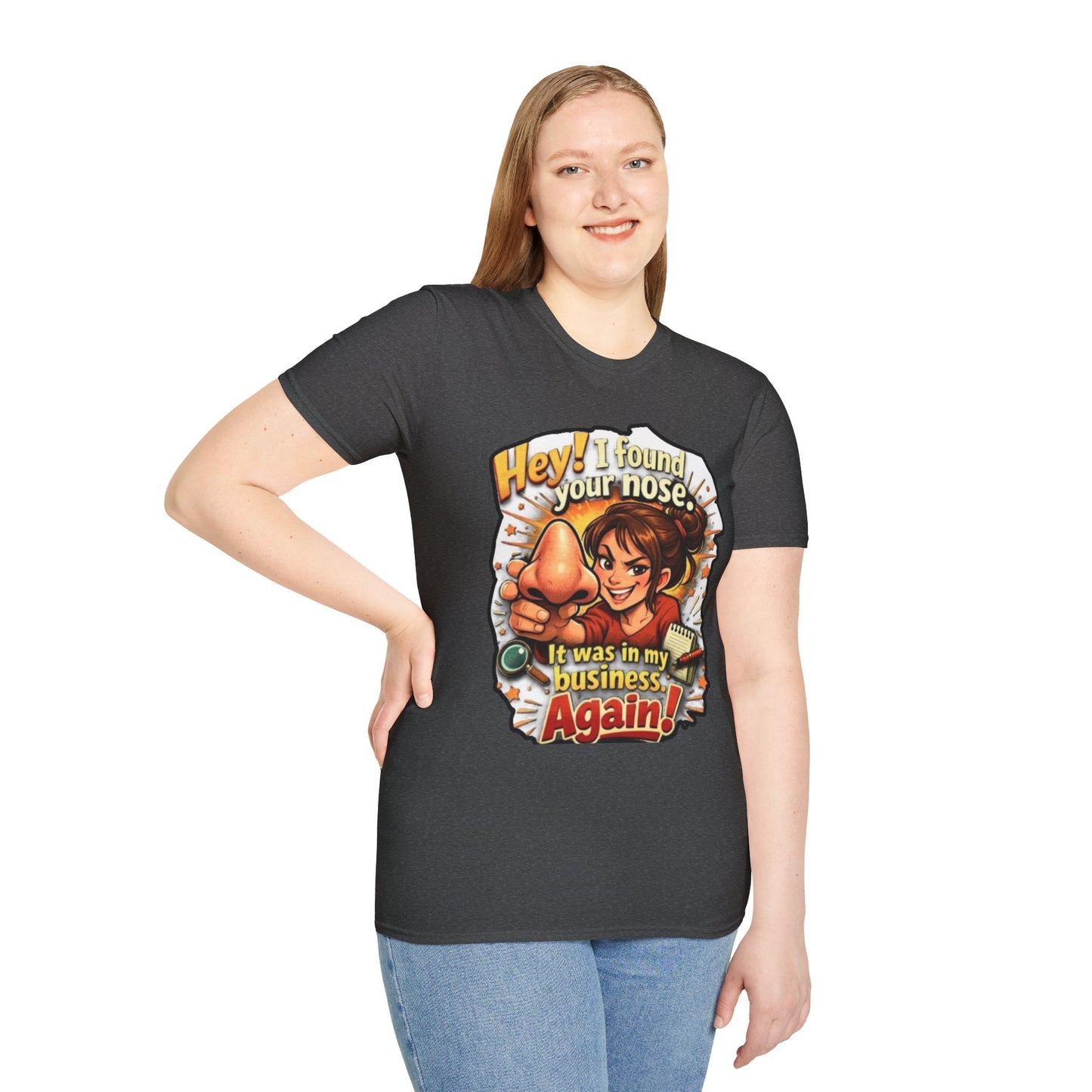 Funny 'I Found Your Nose' T-Shirt — Vintage Cartoon Graphic