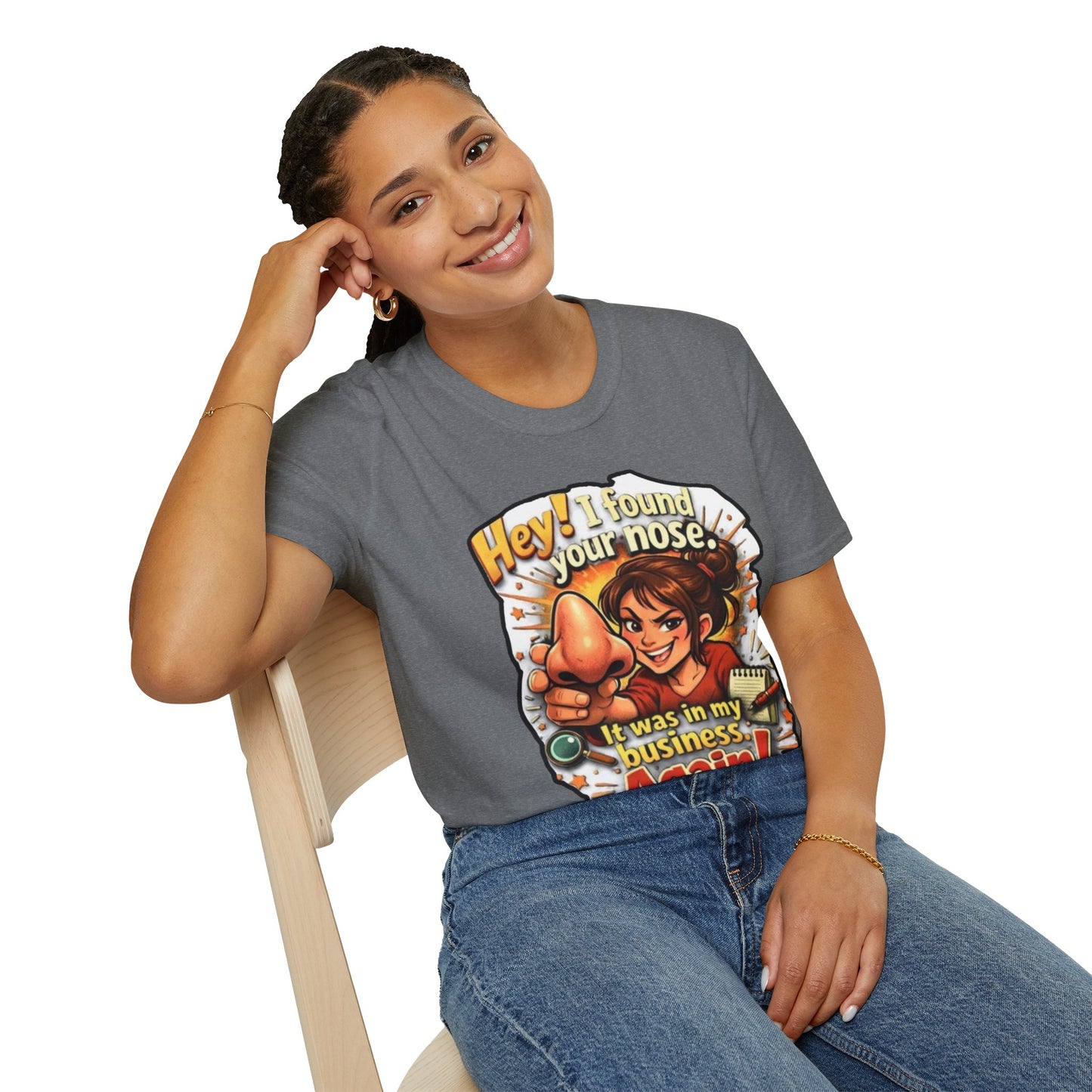 Funny 'I Found Your Nose' T-Shirt — Vintage Cartoon Graphic