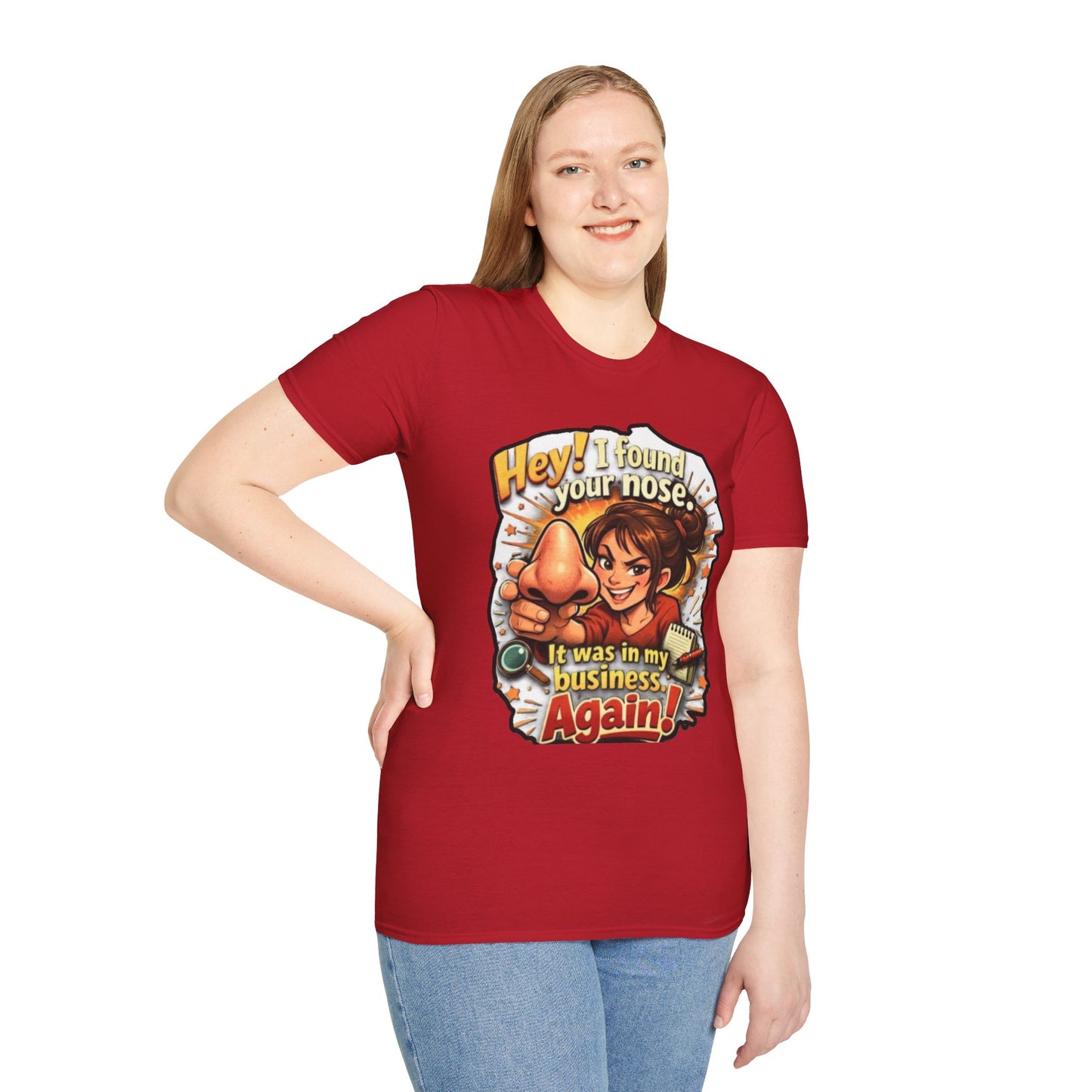Funny 'I Found Your Nose' T-Shirt — Vintage Cartoon Graphic