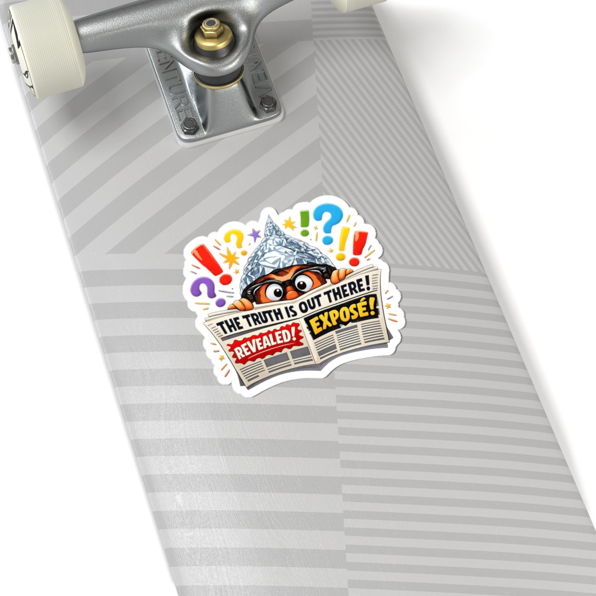 The Truth Is Out There Sticker | funny conspiracy, stamped fact