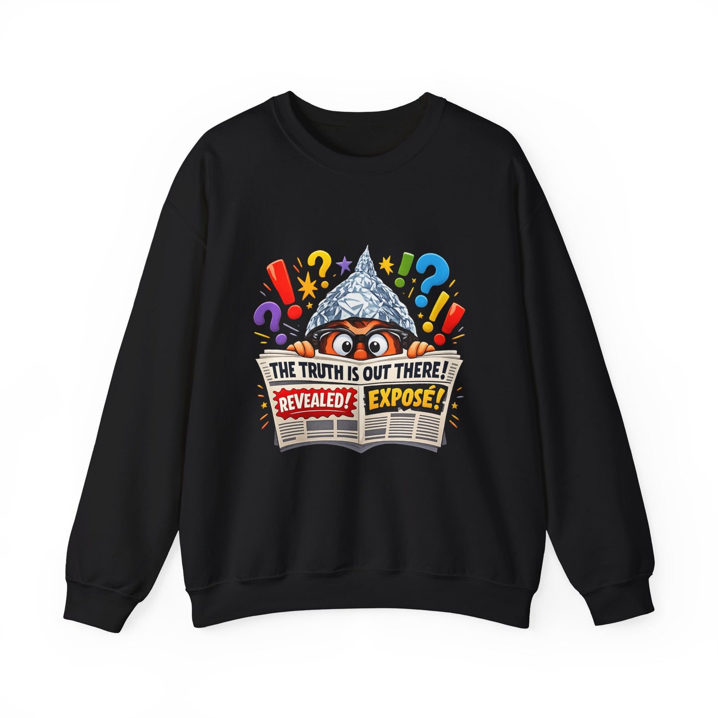 The Truth Is Out There Crewneck Sweatshirt | funny conspiracy, stamped fact