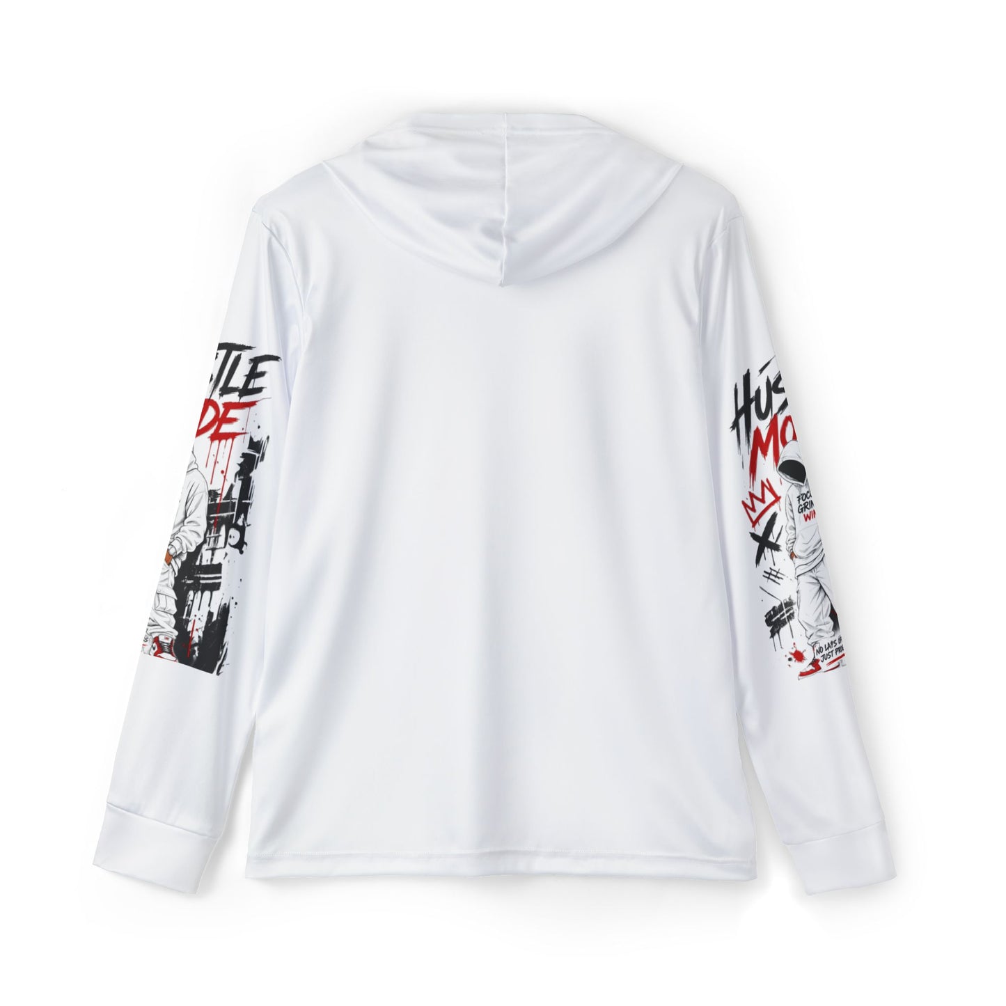 Hustle Mode Graphic Hoodie – Men's Sports Warmup Hoodie