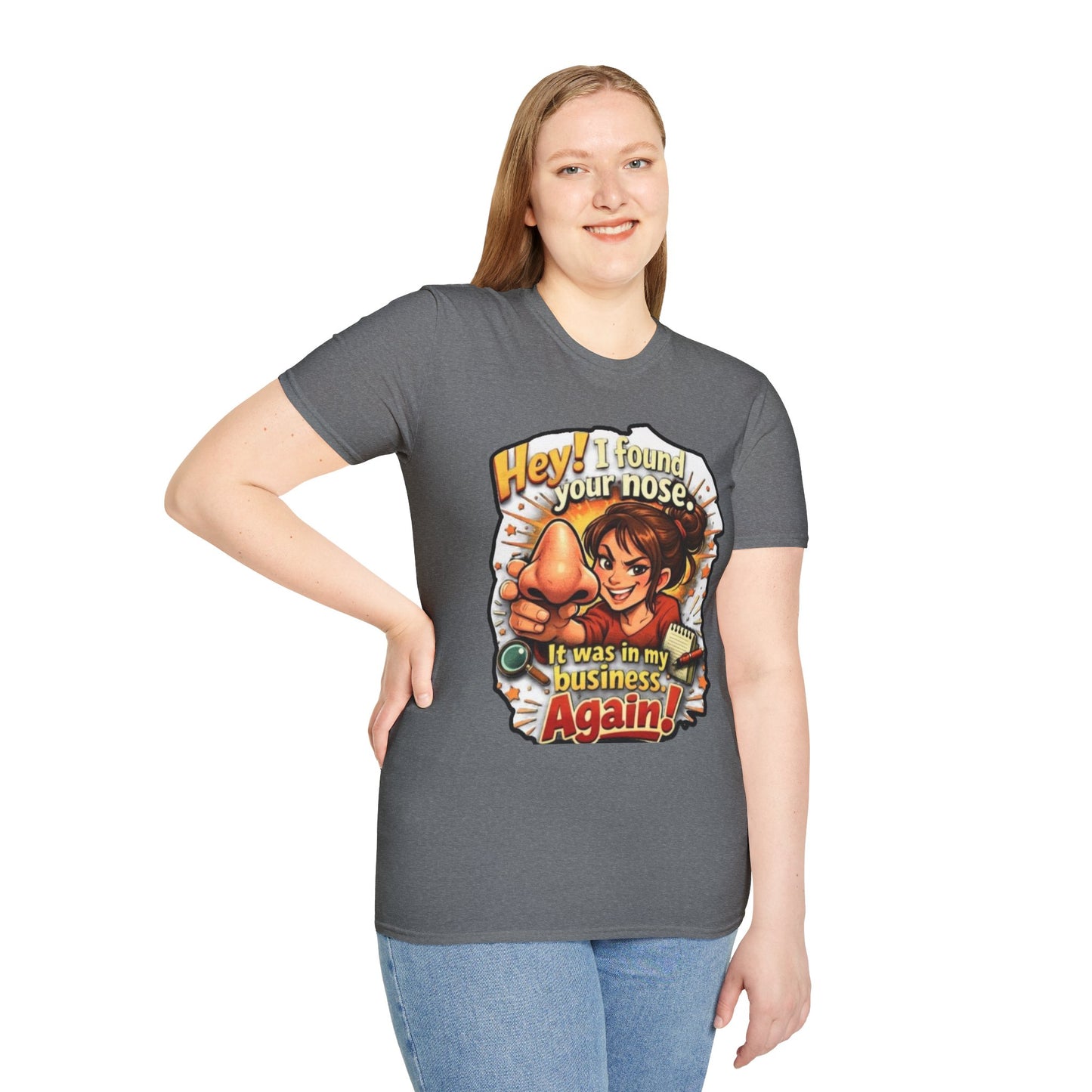 Funny 'I Found Your Nose' T-Shirt — Vintage Cartoon Graphic