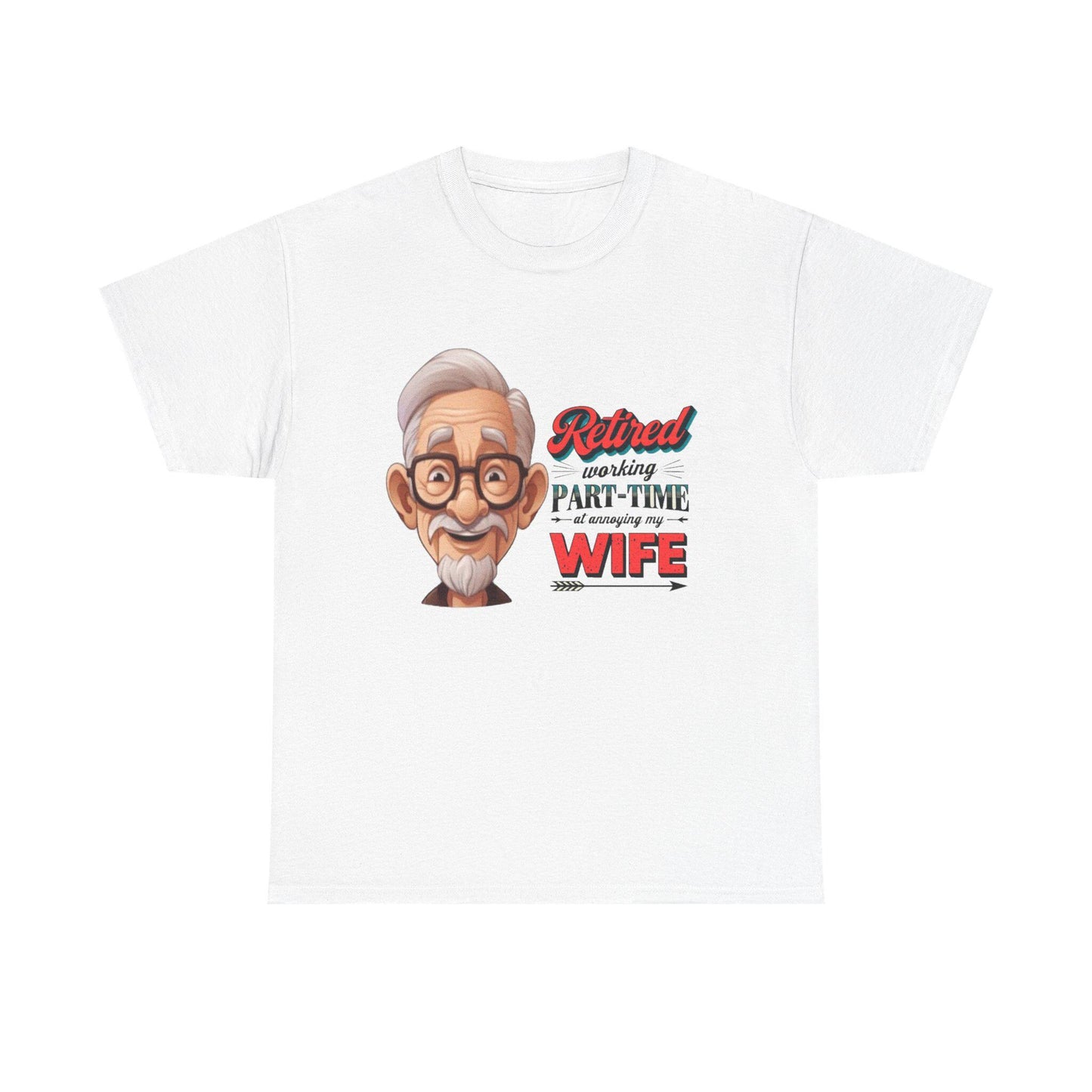 Funny Heavy Cotton Tee - Humorous Unisex T-Shirt, Joke Graphic Tee, Sarcastic Shirt, Cool Shirt Gift, Lightweight Cotton Tee