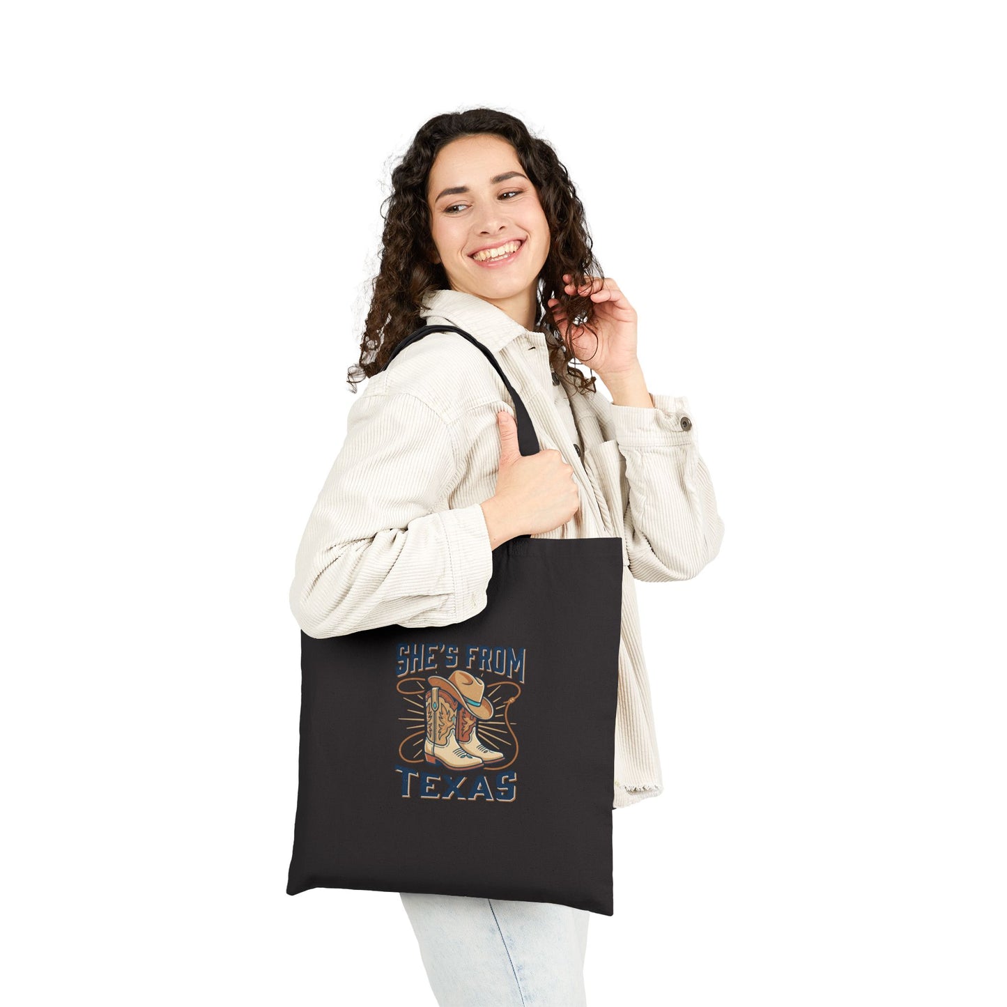 She’s From Texas Tote | Lone Star, cowgirl, southern state pride