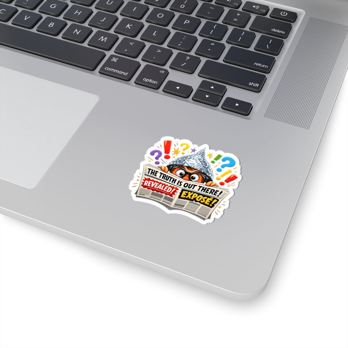 The Truth Is Out There Sticker | funny conspiracy, stamped fact