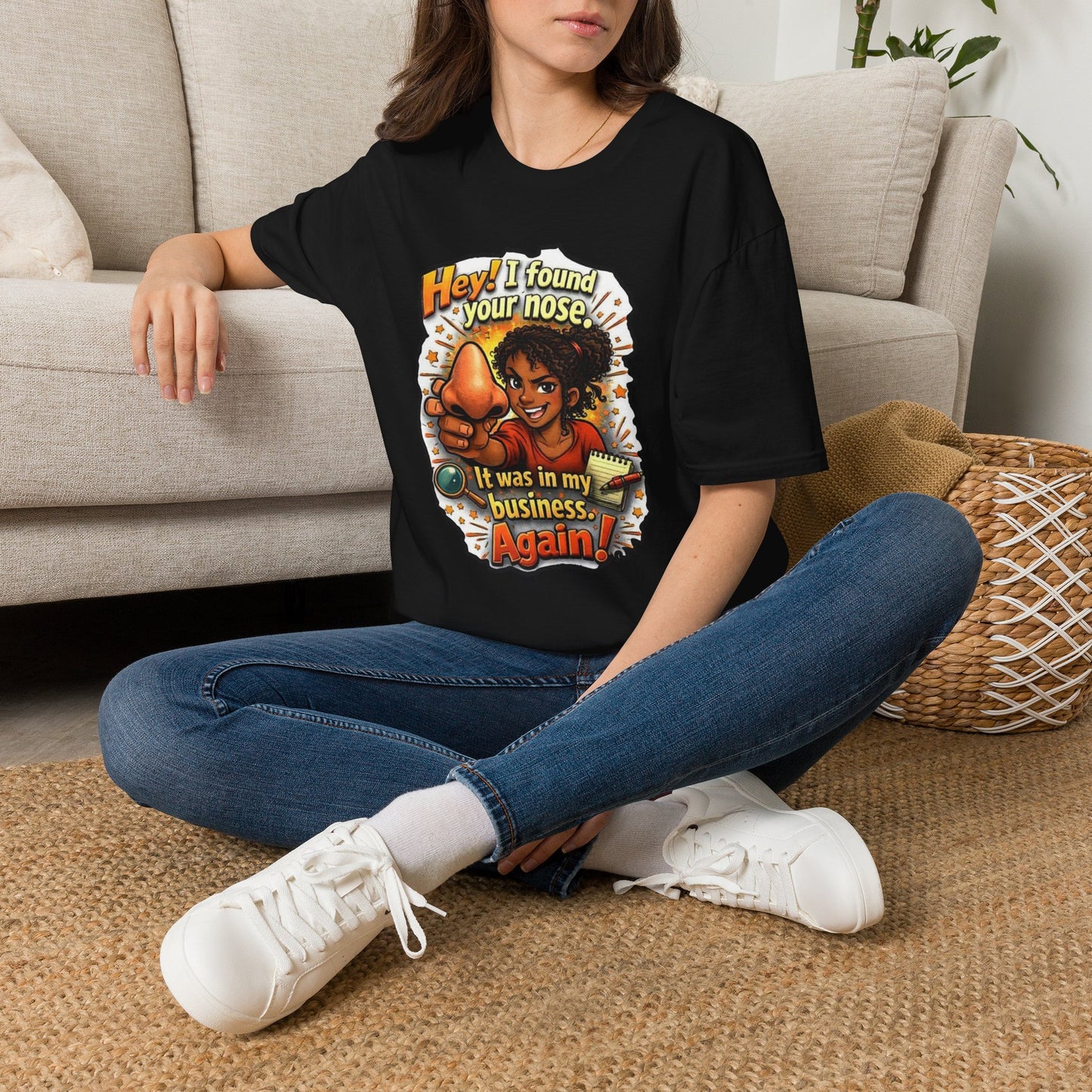 Funny 'Hey I Found Your Nose — It Was In My Business Again' T-Shirt