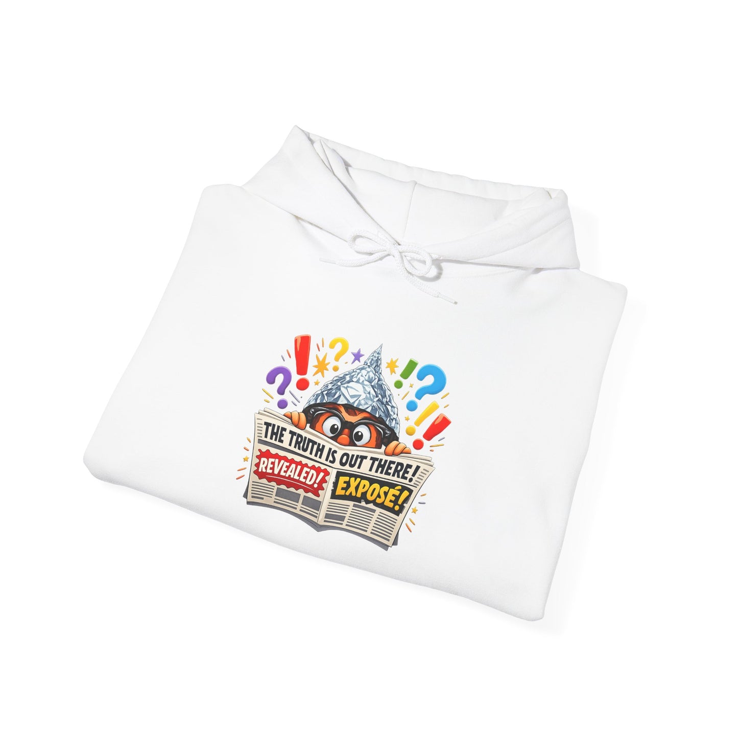 Mundane Mystery 'Exposé' Hoodie | funny conspiracy, stamped fact