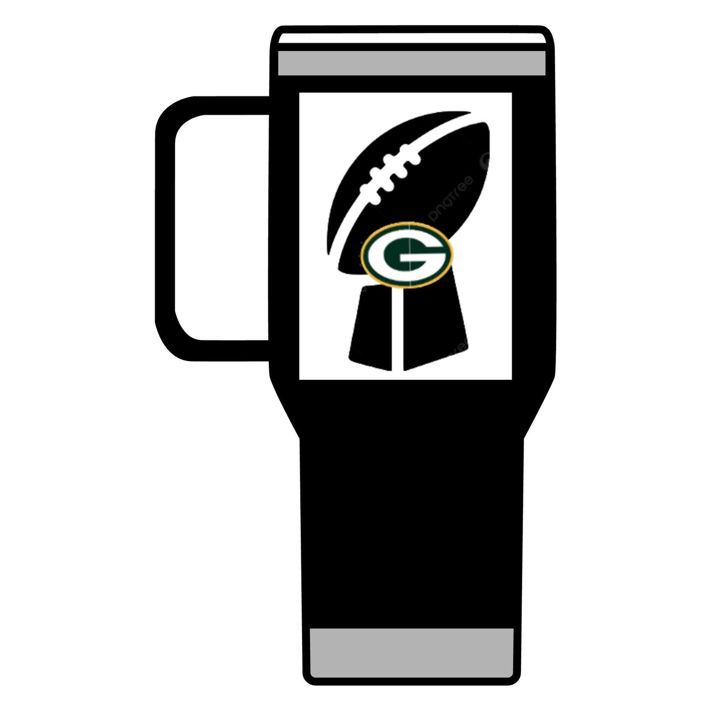 Green Bay Packers Travel Mug - 20oz Football Thermos for Game Day