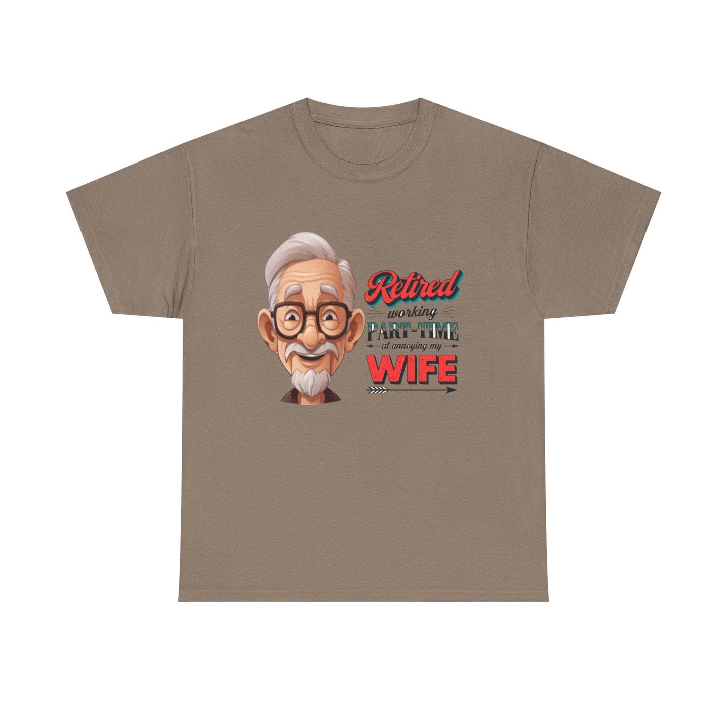 Funny Heavy Cotton Tee - Humorous Unisex T-Shirt, Joke Graphic Tee, Sarcastic Shirt, Cool Shirt Gift, Lightweight Cotton Tee